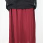 WHISTLES Black and Red Wool Knit Lace Overlay Spaghetti Strap Dress UK 10 US 6 S