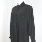 Vintage SILK DRAGON Oversize Button Down Silk Blouse P XS