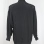 Vintage SILK DRAGON Oversize Button Down Silk Blouse P XS