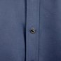 Ralph Lauren Collection Navy Blue Stretch Wool Snap Front Shirt 10