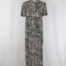Vintage Maggy London Tribal Print Silk 2 piece Long Skirt & Shirt Dress Set 6
