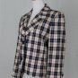 Yves Saint Laurent Nautical Plaid Silk Jacket 8 40 M