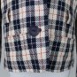 Yves Saint Laurent Nautical Plaid Silk Jacket 8 40 M
