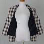 Yves Saint Laurent Nautical Plaid Silk Jacket 8 40 M