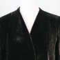 Vintage 1990's Carol Horn Dark Brown Silk & Rayon Velvet Bolero Jacket M NWT NEW