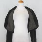 Vintage 1990's Carol Horn Dark Brown Silk & Rayon Velvet Bolero Jacket M NWT NEW