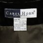 Vintage 1990's Carol Horn Dark Brown Silk & Rayon Velvet Bolero Jacket M NWT NEW