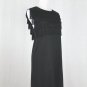 PAUL & JOE Sister Black Wool Knit Fringed Flapper Dress T1 XS
