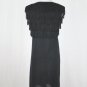PAUL & JOE Sister Black Wool Knit Fringed Flapper Dress T1 XS