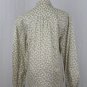 MaxMara Weekend Long Sleeve Button Down Baby Blue Flower Print Cotton Shirt M