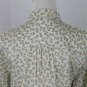 MaxMara Weekend Long Sleeve Button Down Baby Blue Flower Print Cotton Shirt M