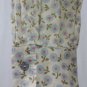 MaxMara Weekend Long Sleeve Button Down Baby Blue Flower Print Cotton Shirt M