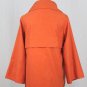 GO INTERNATIONAL Orange Brushed Cotton Blend Twill Trench Jacket XS