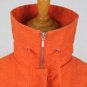 GO INTERNATIONAL Orange Brushed Cotton Blend Twill Trench Jacket XS