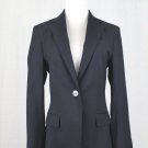 Alain Figaret Paris Classic Black Tailored Wool Blazer Jacket 36 S New
