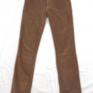 MISSONI Cocoa Brown Mid Rise Straight Leg Corduroy Jeans Made in Italy 26