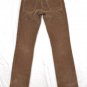 MISSONI Cocoa Brown Mid Rise Straight Leg Corduroy Jeans Made in Italy 26