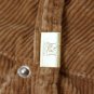 MISSONI Cocoa Brown Mid Rise Straight Leg Corduroy Jeans Made in Italy 26