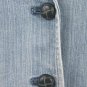 Vintage GAP Stretch Blue Denim Blazer With pink Ticking Stripe Lining BOHO 4