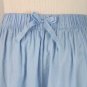 Vintage Beguiled Blue Cotton Victorian Pantaloon Bloomers Pajama Set S NEW
