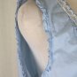Vintage Beguiled Blue Cotton Victorian Pantaloon Bloomers Pajama Set S NEW