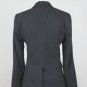 DKNY Donna Karan New York Charcoal Gray Tailored Wool Blazer Made in Italy 2 NEW