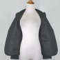 DKNY Donna Karan New York Charcoal Gray Tailored Wool Blazer Made in Italy 2 NEW