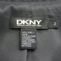 DKNY Donna Karan New York Charcoal Gray Tailored Wool Blazer Made in Italy 2 NEW