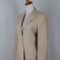 Vintage ESCADA Beige Lightweight Wool Blazer Jacket EU 34 USA 4