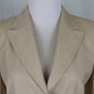 Vintage ESCADA Beige Lightweight Wool Blazer Jacket EU 34 USA 4