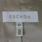 Vintage ESCADA Beige Lightweight Wool Blazer Jacket EU 34 USA 4