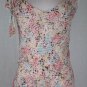 Vintage Sonia Rykiel Pastel Print Silk Spaghetti Strap Dress France 36 USA 4