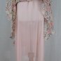 Vintage Sonia Rykiel Pastel Print Silk Spaghetti Strap Dress France 36 USA 4