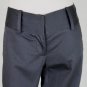 The Limited Drew Fit Charcoal Gray Stretch Cotton Sateen Cropped Dress Pants 0