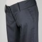 The Limited Drew Fit Charcoal Gray Stretch Cotton Sateen Cropped Dress Pants 0
