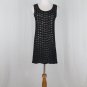Diabless Paris Black Beaded Silk Chiffon Sleeveles Mini Tunic Dress 34 XS S