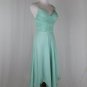 Morrell Maxie Embellished Pastel Green Silk Grecian Goddess Gown with Shawl 2