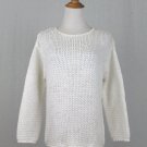 Vintage St. Michael Marks & Spencer White Shaker Jumper Sweater S NEW