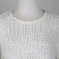 Vintage St. Michael Marks & Spencer White Shaker Jumper Sweater S NEW