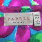 Vintage Adrianna Papell Petites Retro 1940s Style  Belted Silk Sheath dress 2P