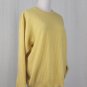 Vintage DUNHILL Yellow Ribbed Cashmere Pullover Sweater Made in Scotland SMALL