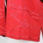 Vintage Dana Buchman Red Raw Silk Soutache Trim Bolero Vest Spanish Waistcoat 6