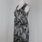 Et Compagnie Paris Corset Dress Silk Chiffon Gray Lace Up Boho Gypsy T40 M New