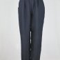 JAY GODFREY Navy Blue Georgette Dressy Elastic Waist Genie Pants Joggers 2 NEW