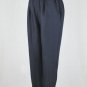 JAY GODFREY Navy Blue Georgette Dressy Elastic Waist Genie Pants Joggers 2 NEW