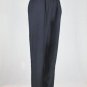 JAY GODFREY Navy Blue Georgette Dressy Elastic Waist Genie Pants Joggers 2 NEW
