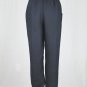 JAY GODFREY Navy Blue Georgette Dressy Elastic Waist Genie Pants Joggers 2 NEW