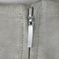 YANSI FUGEL Light Beige Suede leather Zip Front Jacket XS