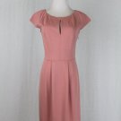 MOSCHINO Cheap and Chic Pink Cap Sleeve Knit Sheath Dress 8 42