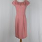 MOSCHINO Cheap and Chic Pink Cap Sleeve Knit Sheath Dress 8 42